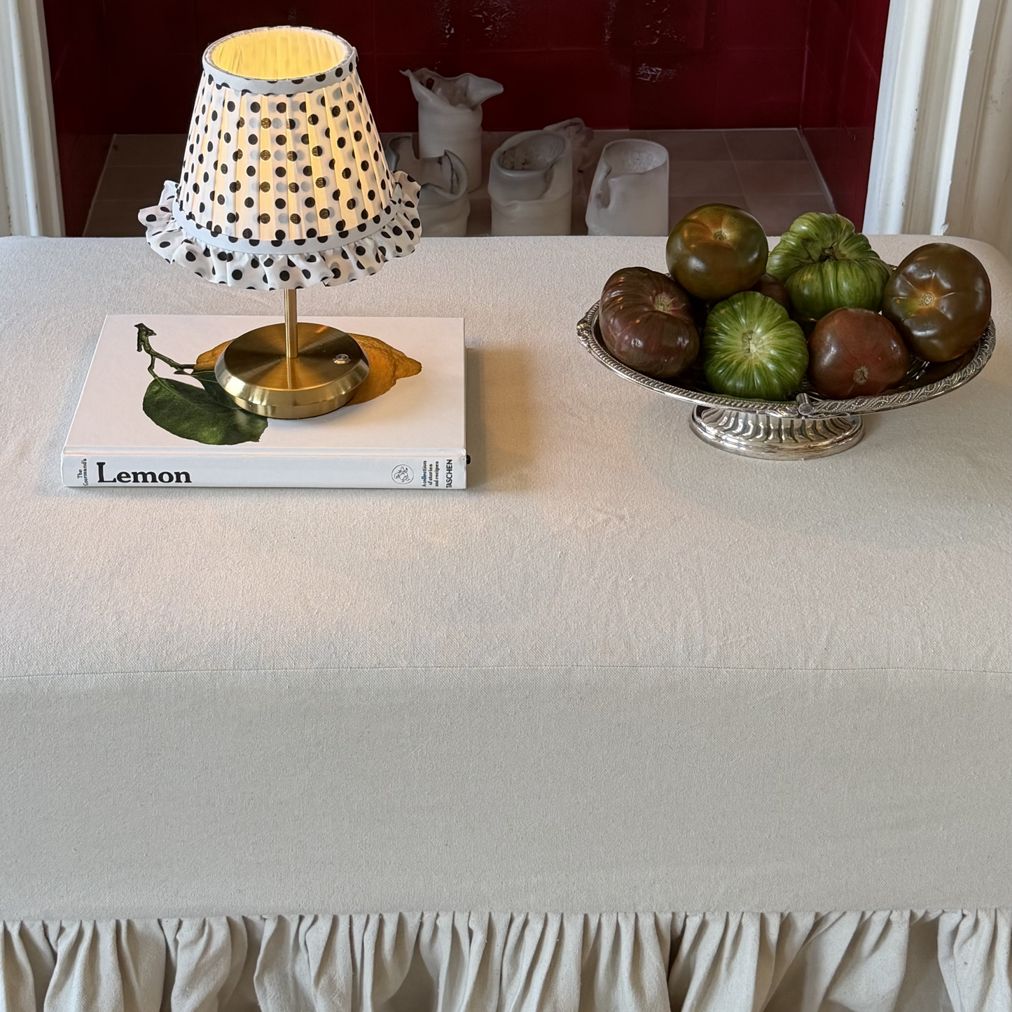 Bella tablelamp - Polkadots