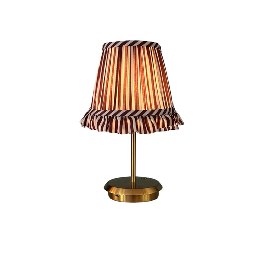 Lola tablelamp - Chocolate stripe
